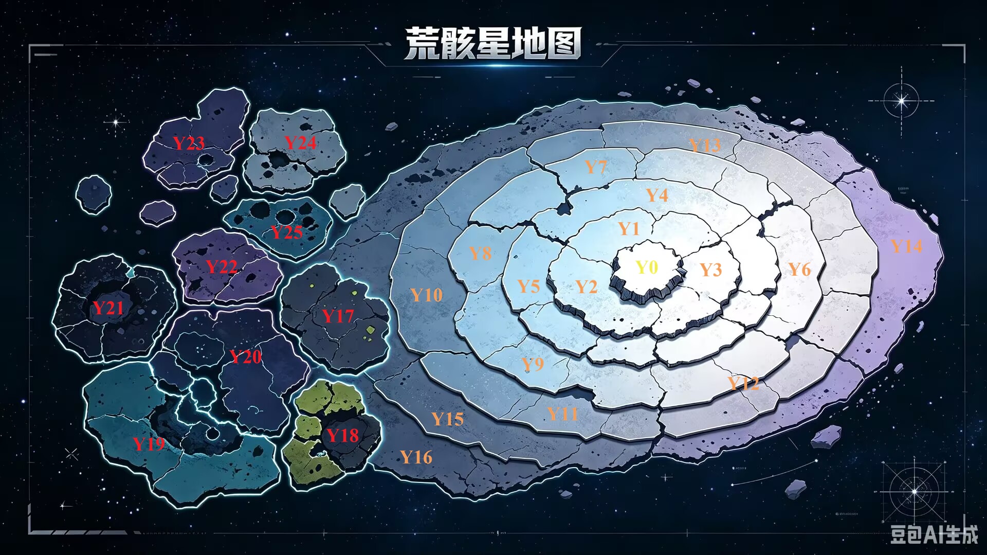 荒骸星战场地图